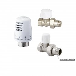 KIT L | Kit Termostatico per Radiatori – Ferro