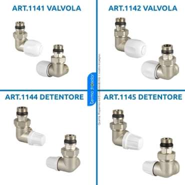 valvola icma 114-1142 detentore icma 1144-1145