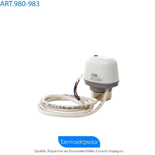 attuatore elettrotermico N.C. 230 volt icma due fili