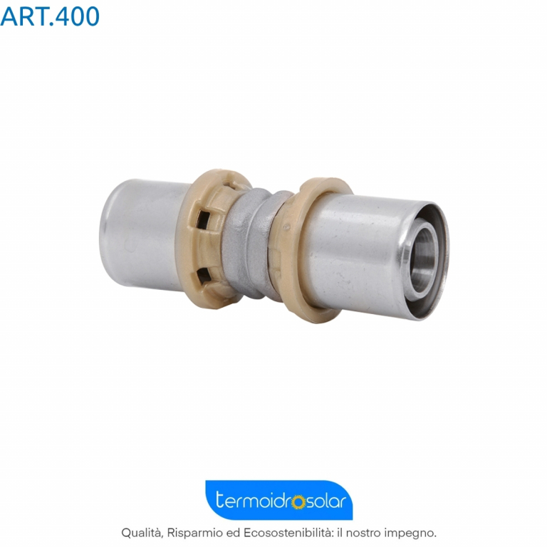 raccordo pressare dritto doppio icma 400
