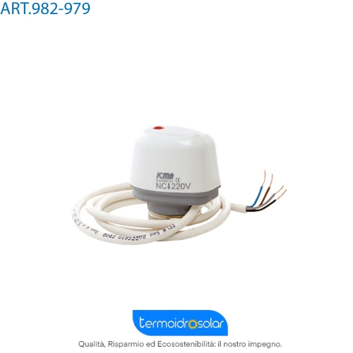 attuatore elettrotermico icma con contatto 982 979