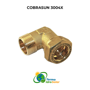 Raccordo curvo Maschio COBRASUN 3004X Tiemme - DN16x3/4"