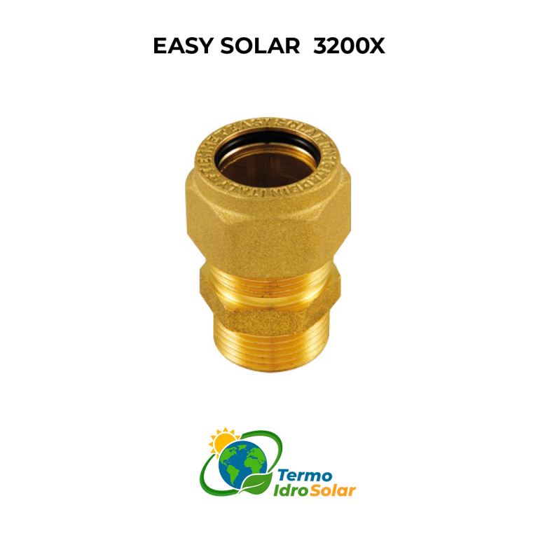 Raccordo Dritto Maschio Innesto Rapido Easy Solar 3200X