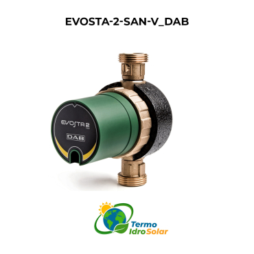 DAB Evosta 2 11/139 SAN V – Circolatore elettronico ad alta efficienza per il ricircolo dell'acqua calda sanitaria.