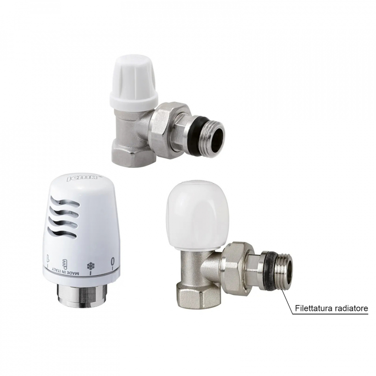 KIT E | Kit Termostatico per Radiatori – Ferro