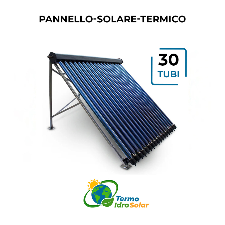 Pannello Solare Termico 30 Tubi Sottovuoto Heat Pipe - Alta Efficienza e Risparmio Energetico
