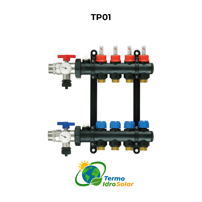 TP01 1" Collettore Monoblocco in Tecnopolimero per Pannelli Radianti