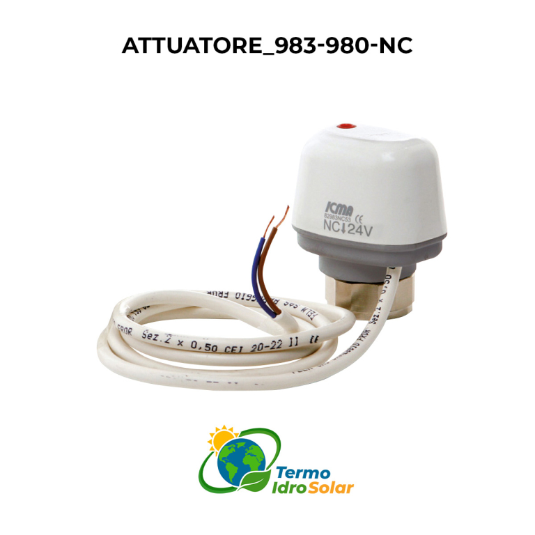 980-983 Comando elettrotermico normalmente chiuso 2 fili