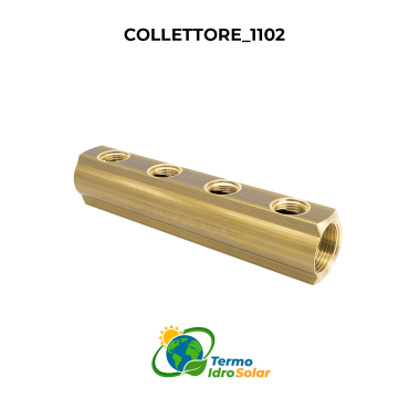 collettore in ottone vie 1/2" icma 1102