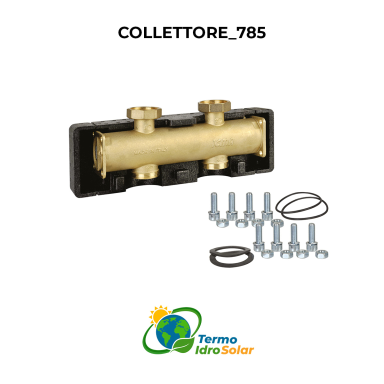 785 Collettore in ottone per gruppi di rilancio