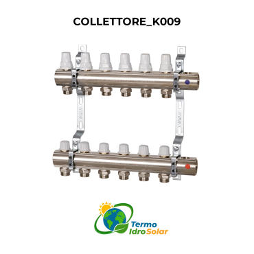 K009 1" kit collettori per Impianti a Pavimento - 3/4" Euroconus