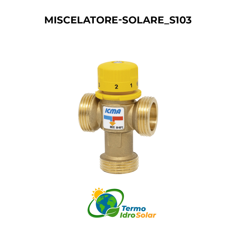 Miscelatore Termostatico - Via miscelata inferiore - Misura 1"