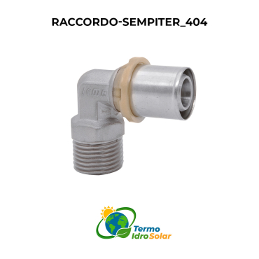 raccordo a pressare curvo maschio icma 404