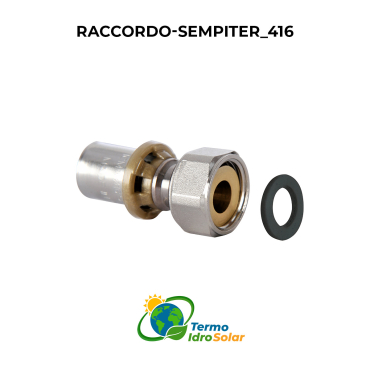 raccordo a pressare con dado girevole sede piana icma 416