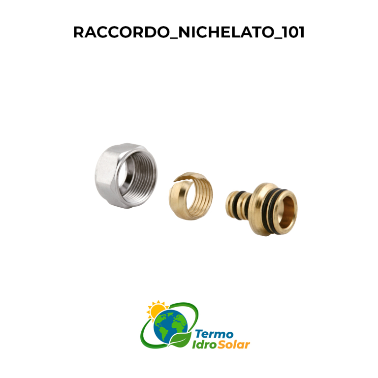 101 Raccordo Euroconus 3/4" per Tubo Pe-x e Multistrato doppio o-ring