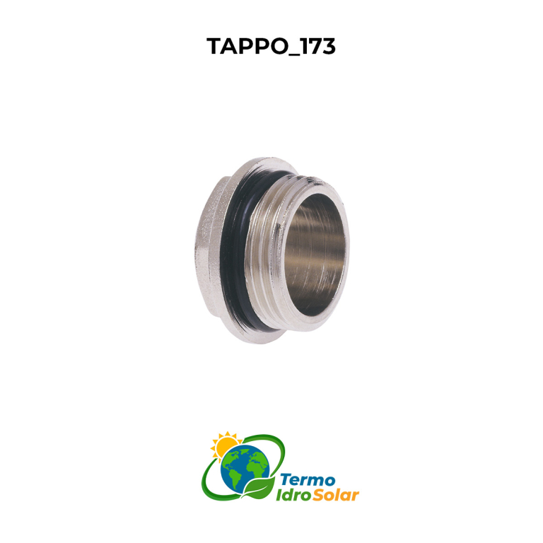 173 Tappo maschio 1" con Tenuta oring