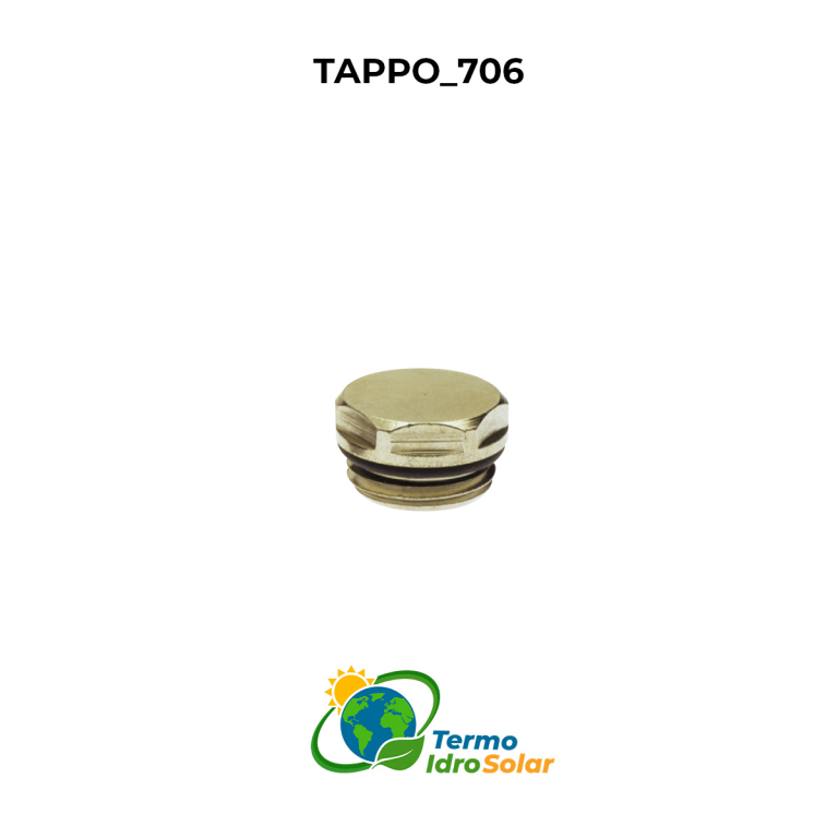 Tappo per Radiatore 1/2" con O-Ring