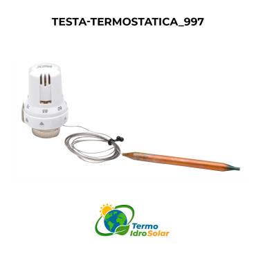 997 Testa termostatica con sensore a distanza 60°C-90°C