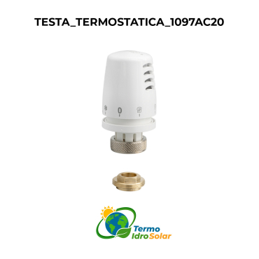 Testa termostatica ICMA con ghiera per valvole termostatiche FAR®.