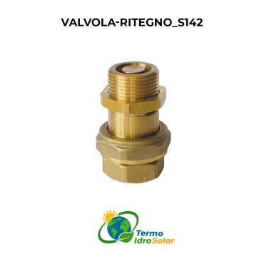 S142 Doppia Valvola di Ritegno per Impianti Solari