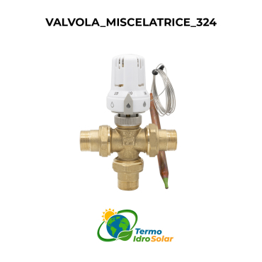 valvola miscelatrice termostatica 3 vie sensore a distanza