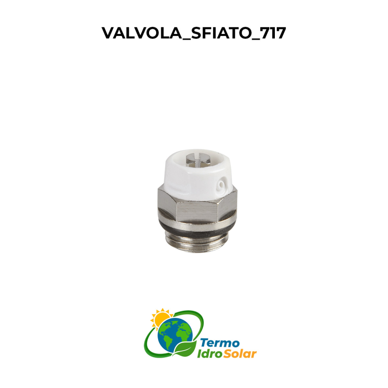 Valvola di Scarico Aria Manuale Orientabile 1/8" con O-Ring