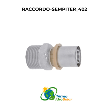 raccordo a pressare diritto maschio icma 402