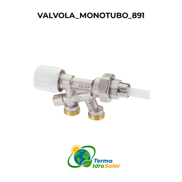 Valvola Monotubo Termostatizzabile ICMA 891 – Controllo preciso della temperatura per impianti di riscaldamento.