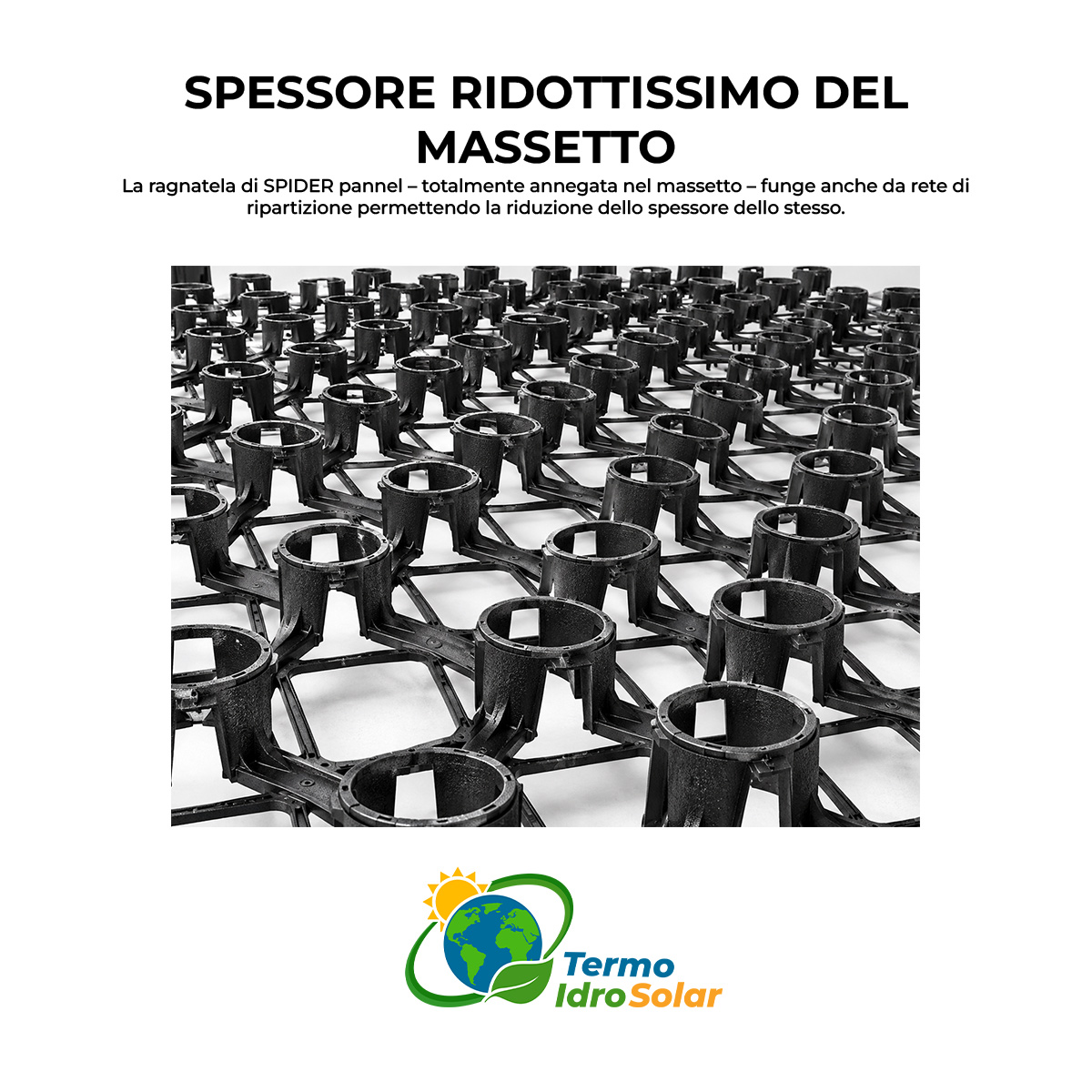 Pannello Radiante Spiderex EPS 200 cam con bugne cave - immagine 10