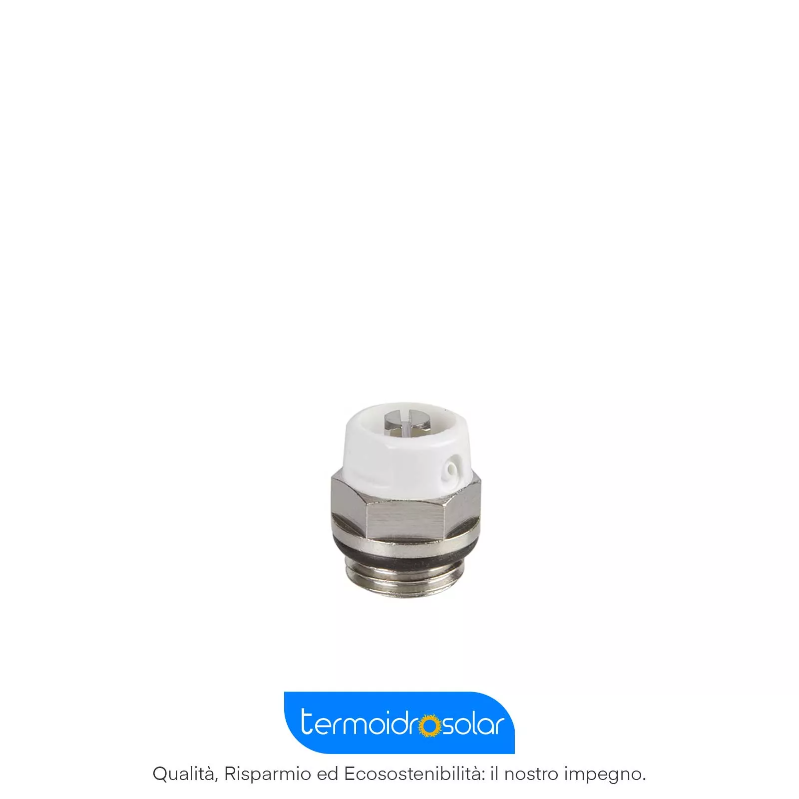 Valvola di Scarico Aria Manuale Orientabile 1/8" con O-Ring
