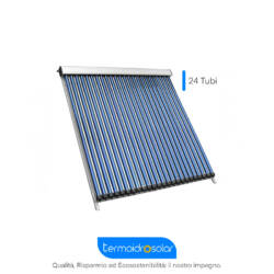Pannello Solare Termico 24 Tubi Sottovuoto Heat Pipe - Alta Efficienza e Risparmio Energetico