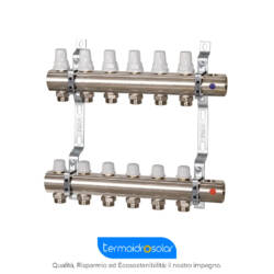 K009 1" kit collettori per Impianti a Pavimento - 3/4" Euroconus
