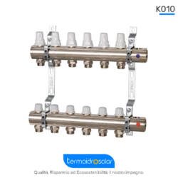 Kit Collettore K010 per Impianti di Riscaldamento a Pavimento - M24x1,5