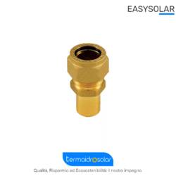 Raccordo dritto INOX/tubetto cilindrico| DN16 a DN25