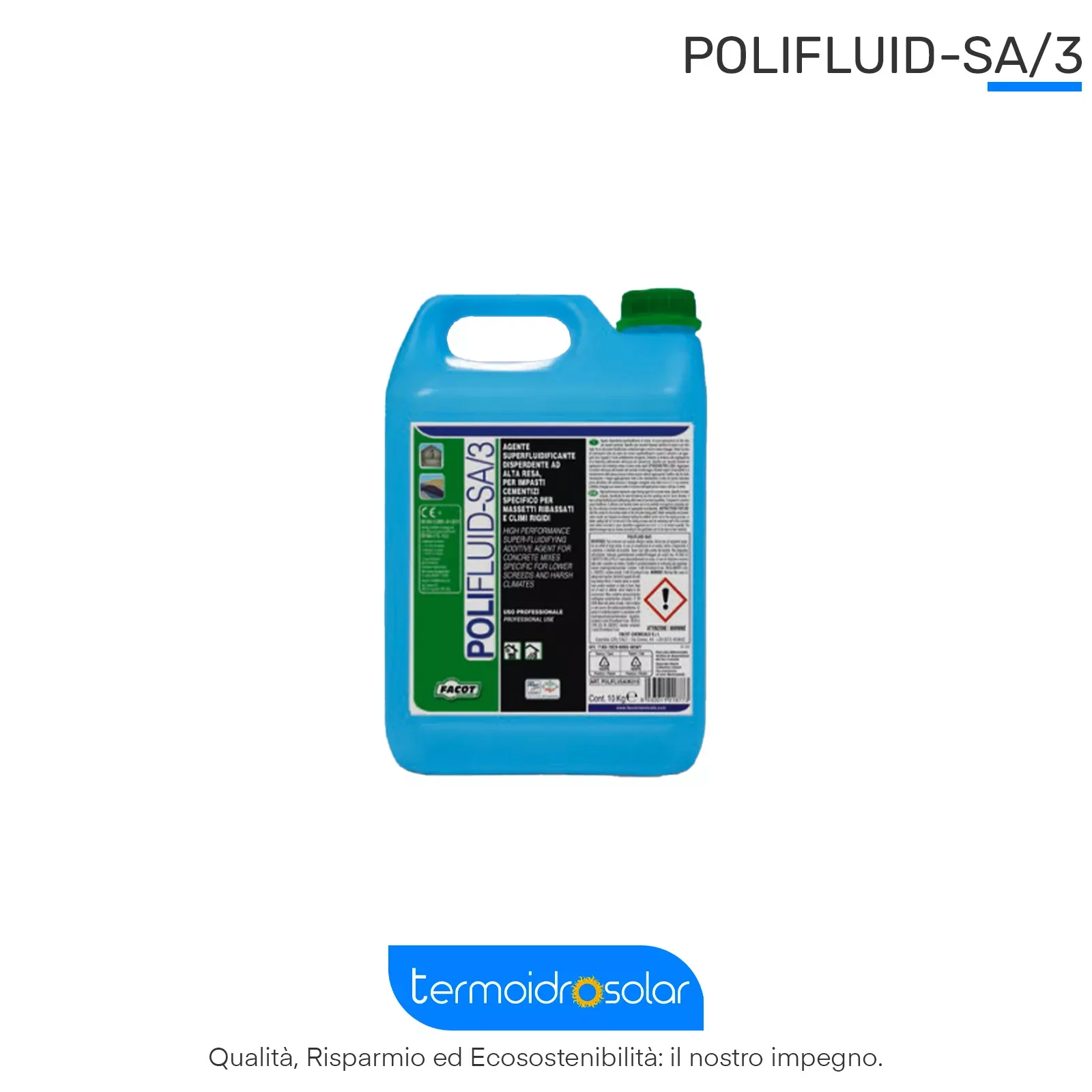 Facot POLIFLUID-SA/3 - 10KG Protettivo e Detergente per Impianti Termoidraulici