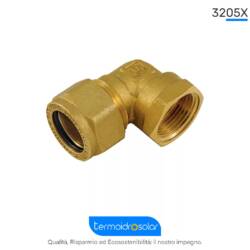 Raccordo Curvo Femmina DN16 X 3/4"