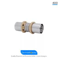 Raccordo a Pressare SEMPITER® 400 Diritto Doppio | Uguale o Ridotto
