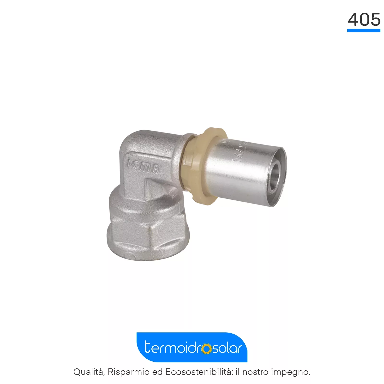 Raccordo a pressare SEMPITER® curvo femmina