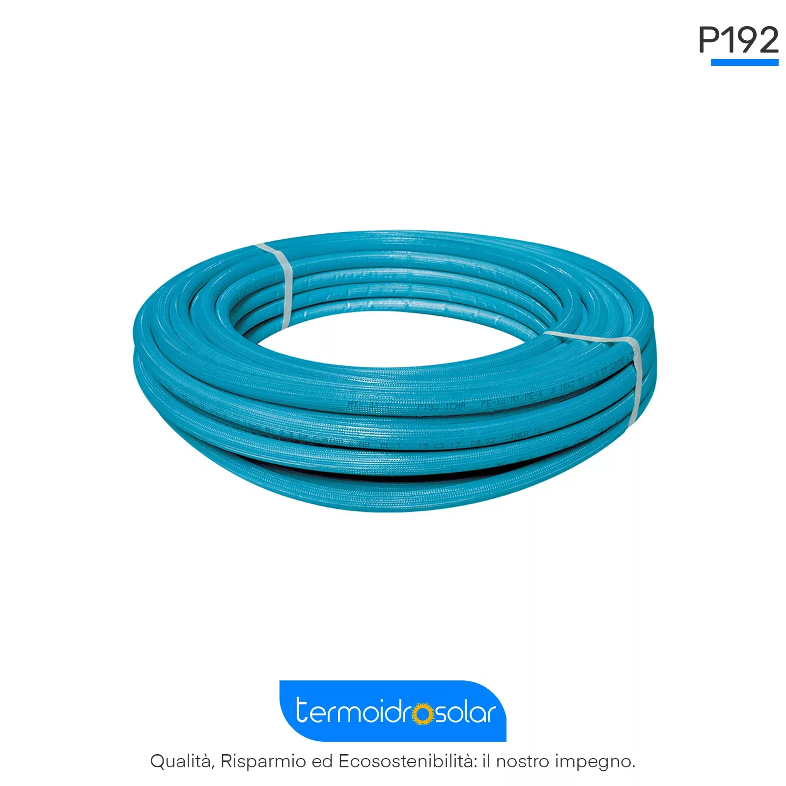 Tubazione Multistrato PEX/AL/PEX P192 con Finitura Antigraffio - Blu