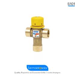 Miscelatore Termostatico S101 per la regolazione della temperatura negli impianti solari termici.