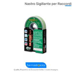 Nastro Sigillante per Raccordi: Ideale per sigillare filettature con resistenza a temperature elevate.