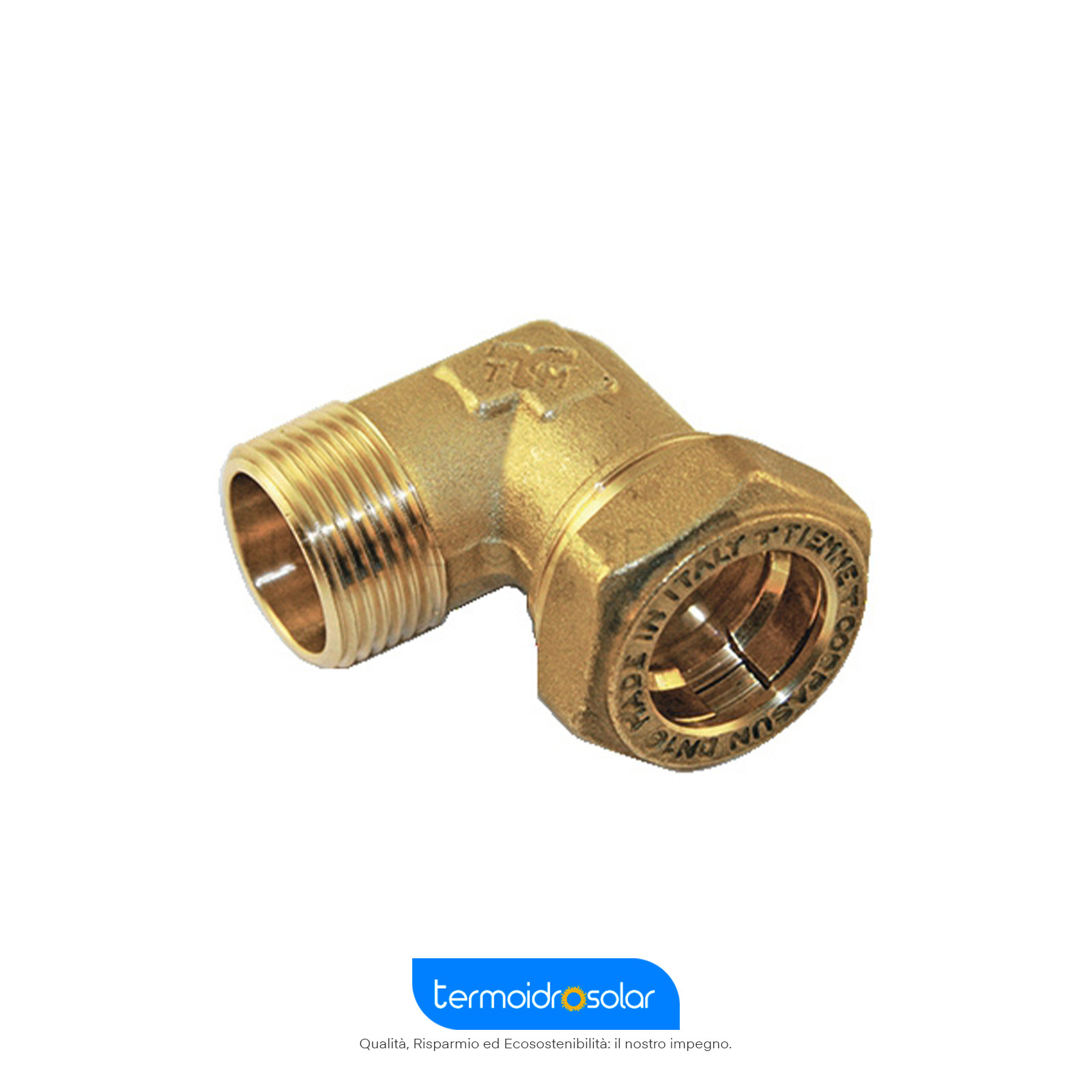 Raccordo curvo Maschio COBRASUN 3004X Tiemme - DN16x3/4"
