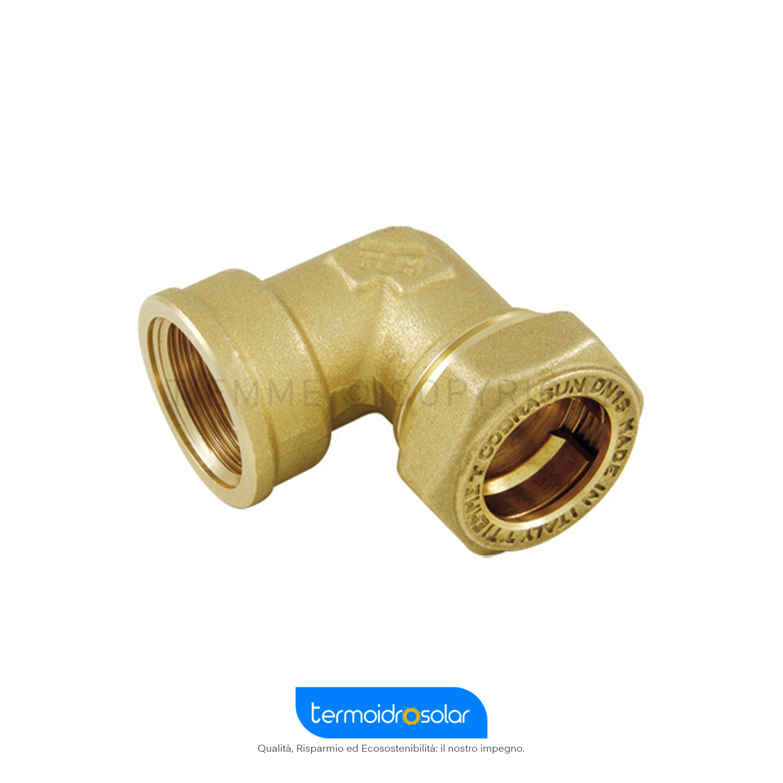 Raccordo curvo Femmina COBRASUN 3005X Tiemme - DN16x3/4"
