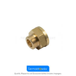 Raccordo Diritto Maschio/Femmina 3/4"X1" con sede piana