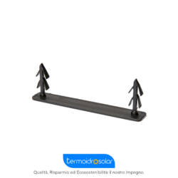 Clip per fissaggio tubazione nelle curve bugna-bugna diagonale