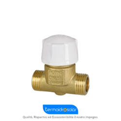 Valvola fan coil 2 vie sede piana ½"