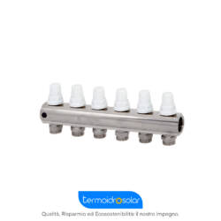 Collettore Di Ritorno Con Valvole Manuali/Termostatiz. 24X1,5-10 Uscite