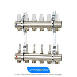 Kit Collettore Con Misuratore Di Portata 3/4"-8 Uscite