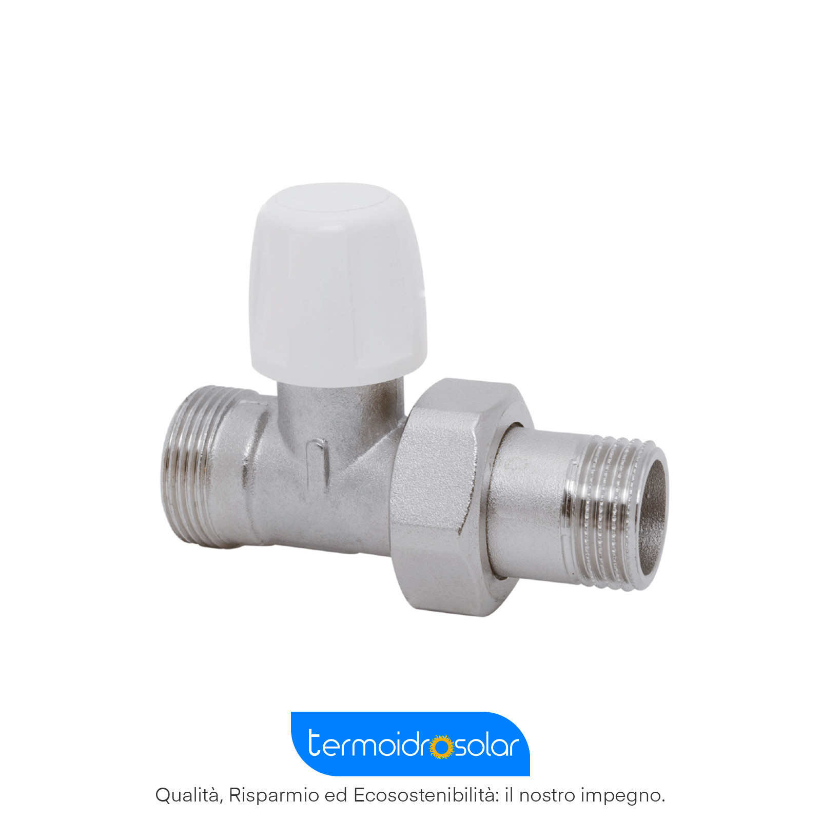 Detentore Dritto 829 3/8” con Bocchettone 1/2” e Tenuta O-Ring