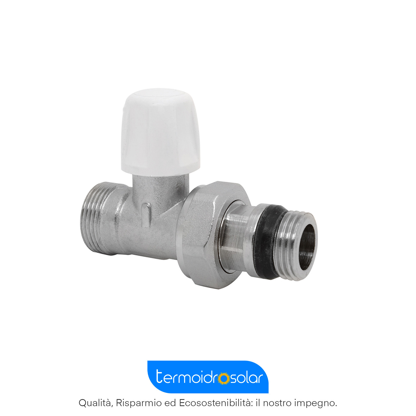 Detentore Diritto per Tubi Rame, Multistrato e Pe-X 1/2” con Attacco 24x1,5